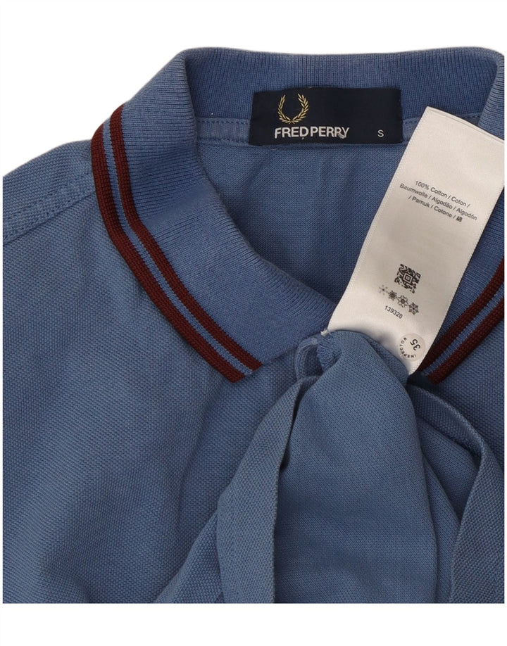 Polo Fred Perry Hombre Pequeño Algodón Azul