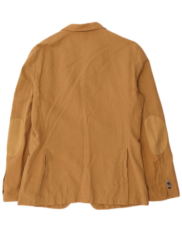 Gant Chaqueta tipo blazer de 2 botones para hombre IT 50 Large Brown Linen