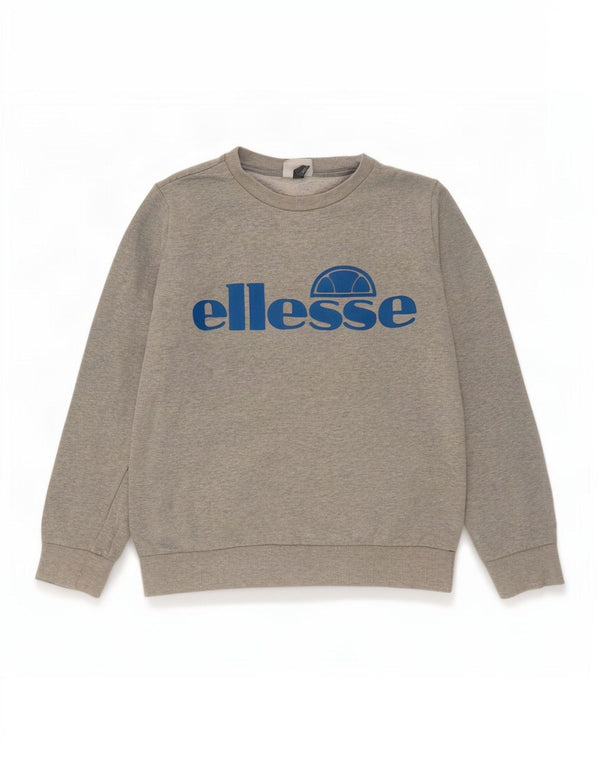 Ellesse Boys Graphic Sudadera Jumper 13-14 años XL Gris Algodón