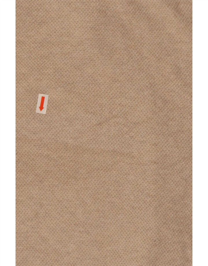 Massimo Dutti Hombre Jersey Con Cremallera En El Cuello Algodón Beige Medio