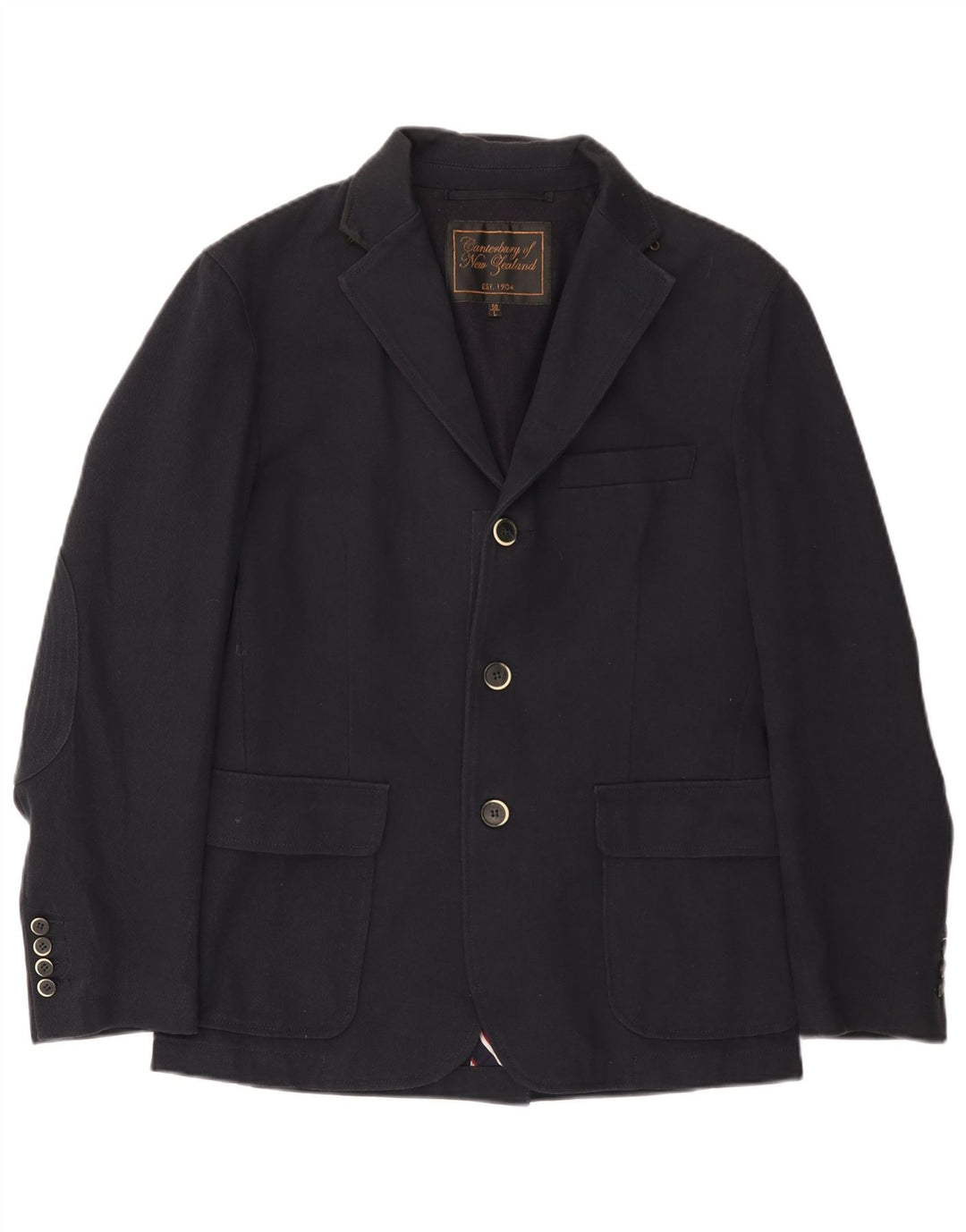 Canterbury Chaqueta Blazer de 3 Botones para Hombre IT 50 Grande Azul Marino