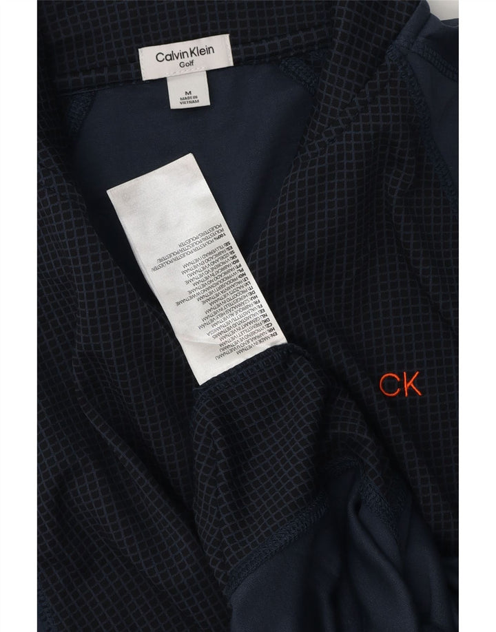 Calvin Klein Hombre Jersey Chándal Top Medio Azul Marino Colorblock