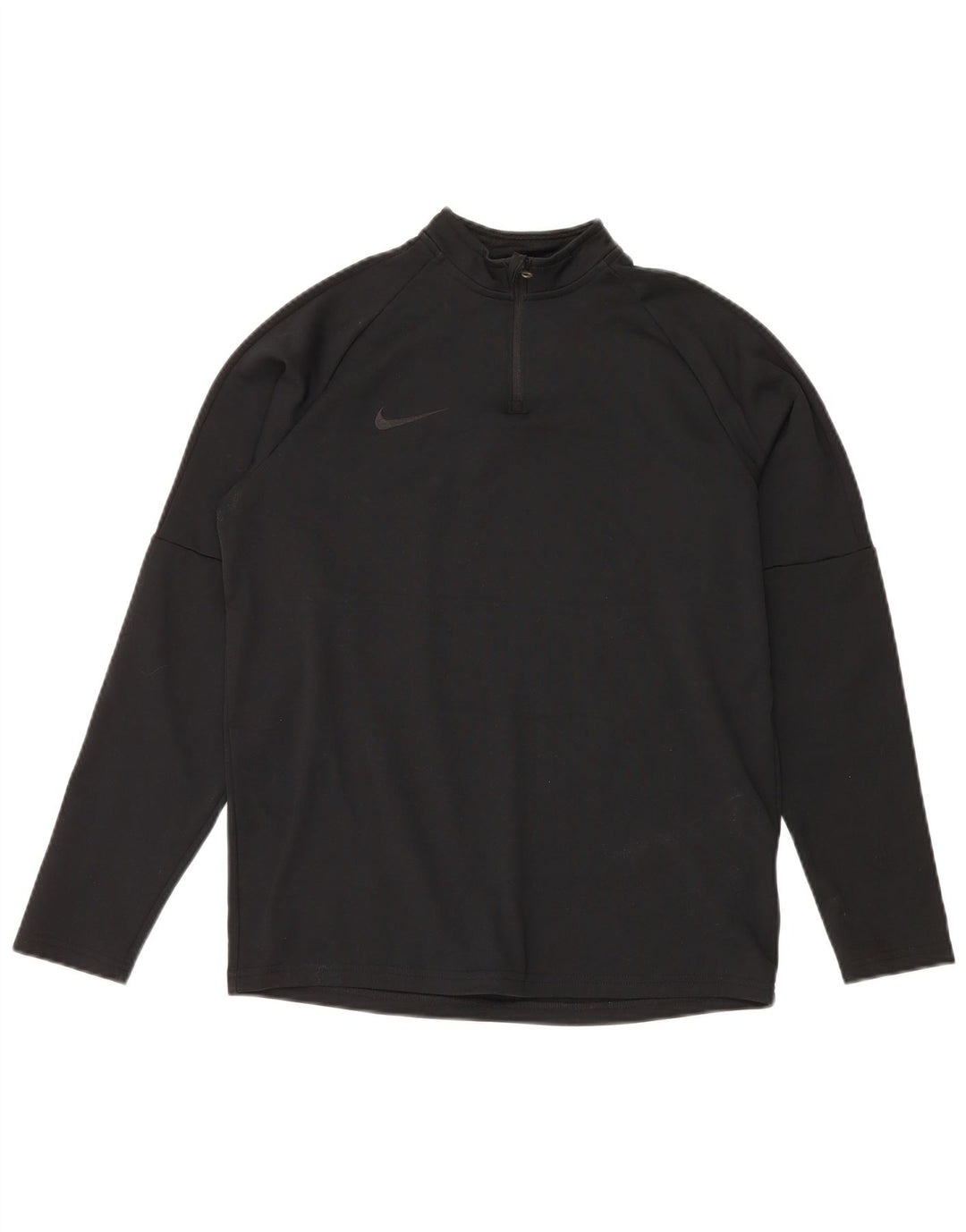 Nike Dri Fit - Chándal con cremallera y cuello para niños, 13-14 años, XL, negro
