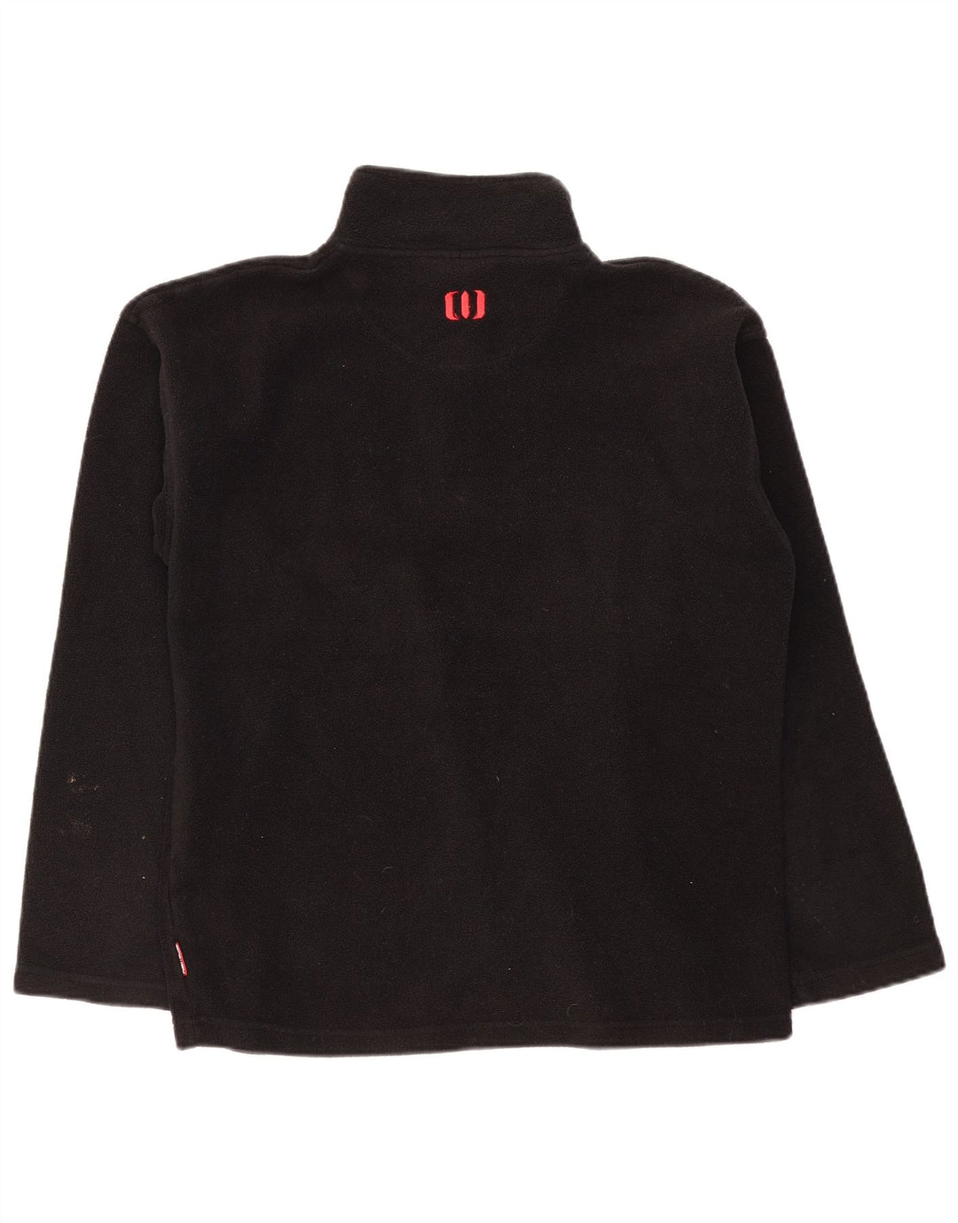 ANIMAL Jersey polar para hombre con cremallera y cuello grande Poliéster negro