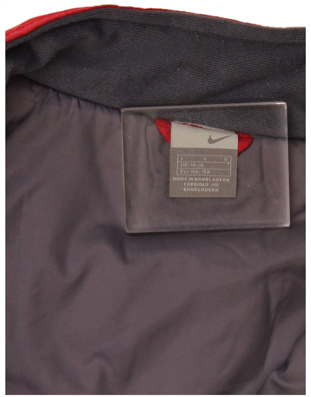 NIKE Chaqueta cortavientos para niños 12-13 años Grande Rojo Colorblock