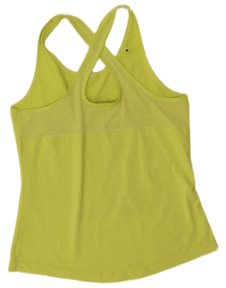 Adidas Mujer Climacool Graphic Chaleco Top Reino Unido 12/14 Verde Medio