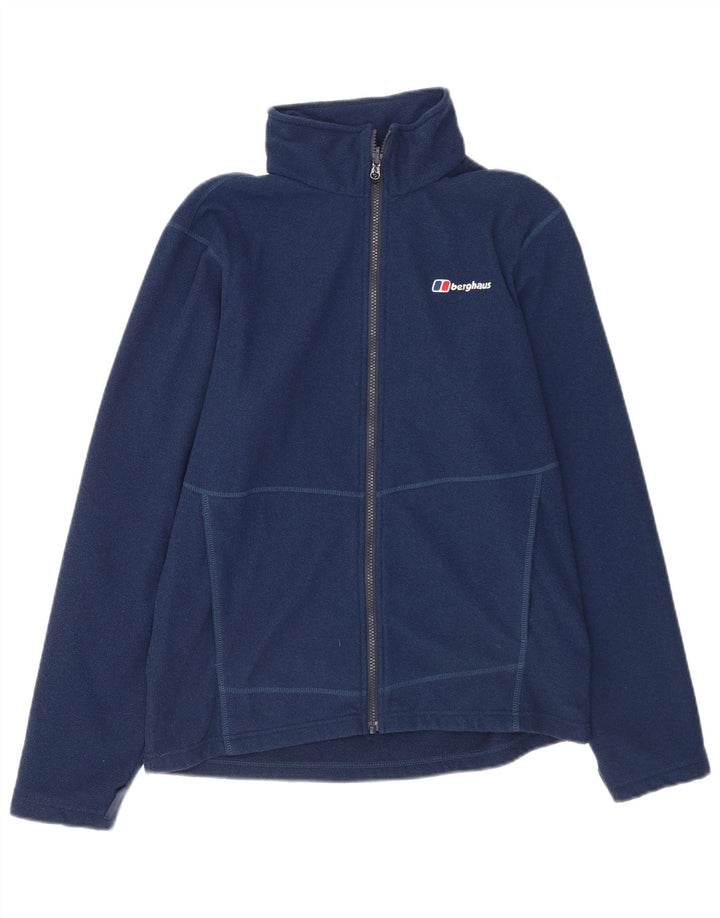 Bergans Chaqueta de chándal para hombre, talla grande, poliéster azul marino