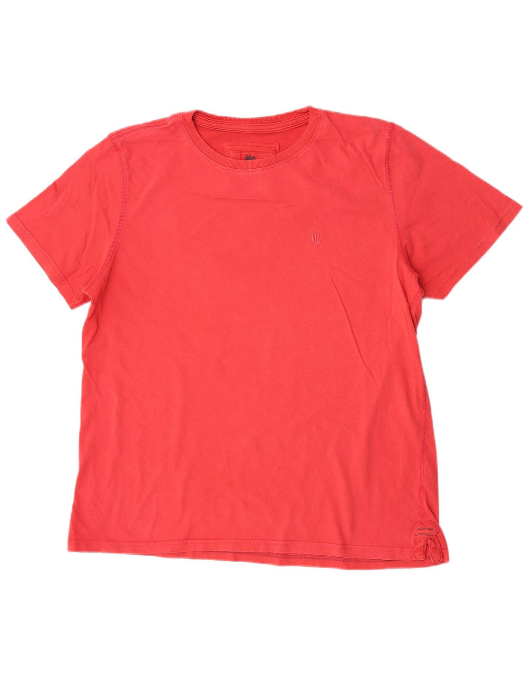 Camiseta para hombre Fat Face Top grande de algodón rojo