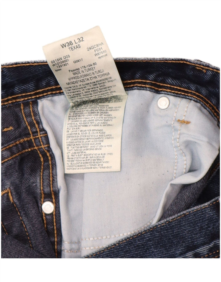 WRANGLER Vaqueros rectos Texas para hombre W36 L32 Algodón azul marino