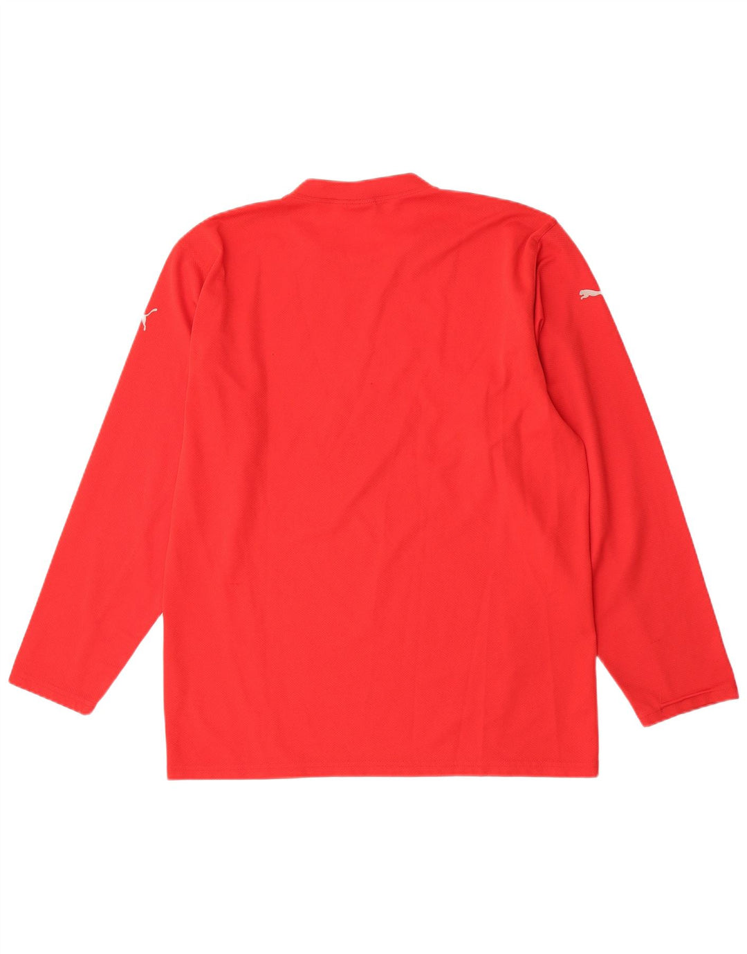 Puma Camiseta de manga larga para hombre XL Rojo Colorblock