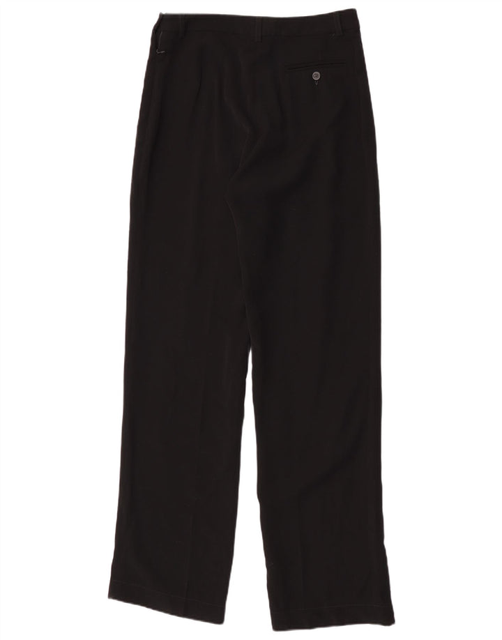 Pantalones casuales rectos para mujer Jigsaw W29 L32 Poliéster negro