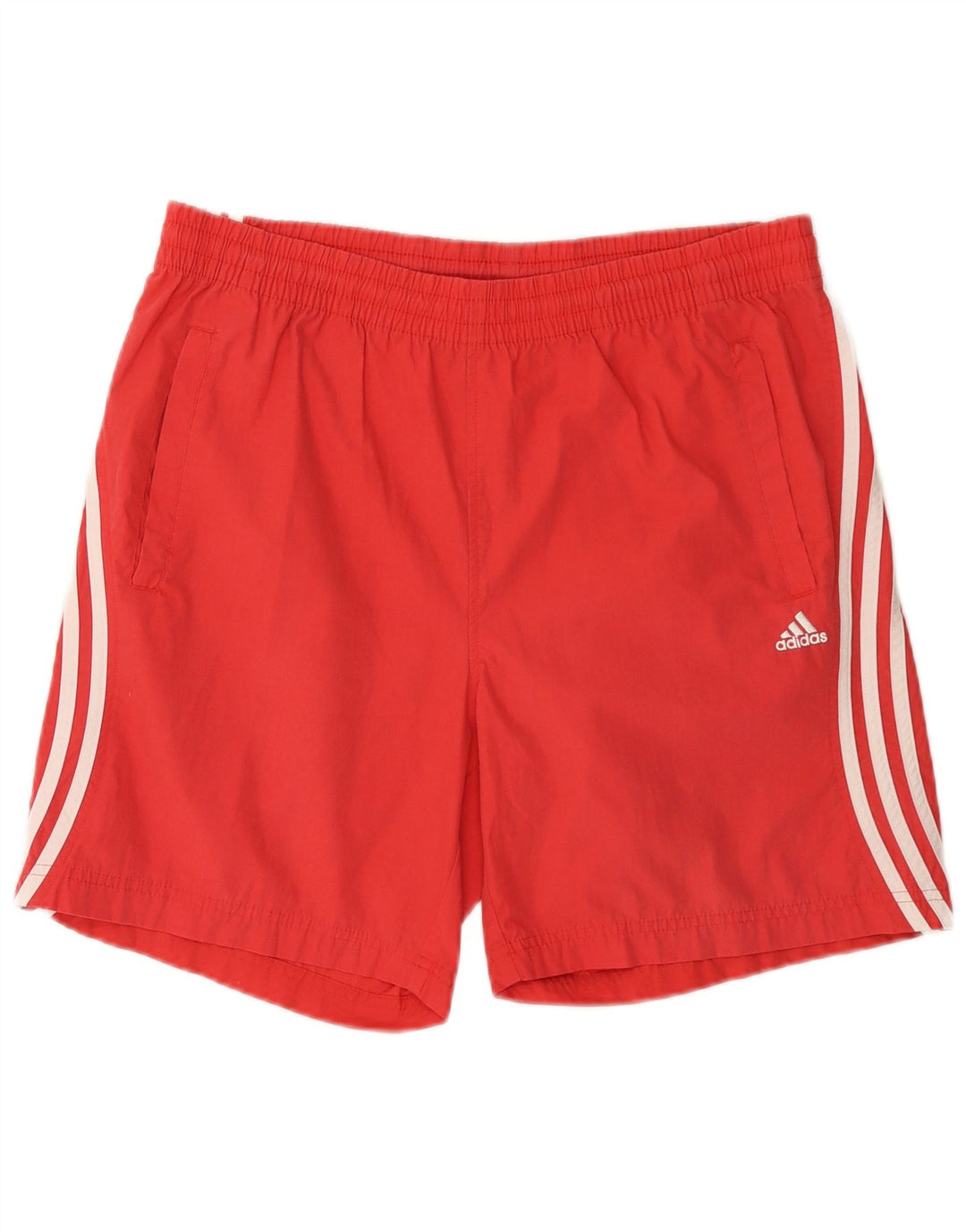 Pantalones cortos deportivos ADIDAS para hombre Poliéster rojo medio