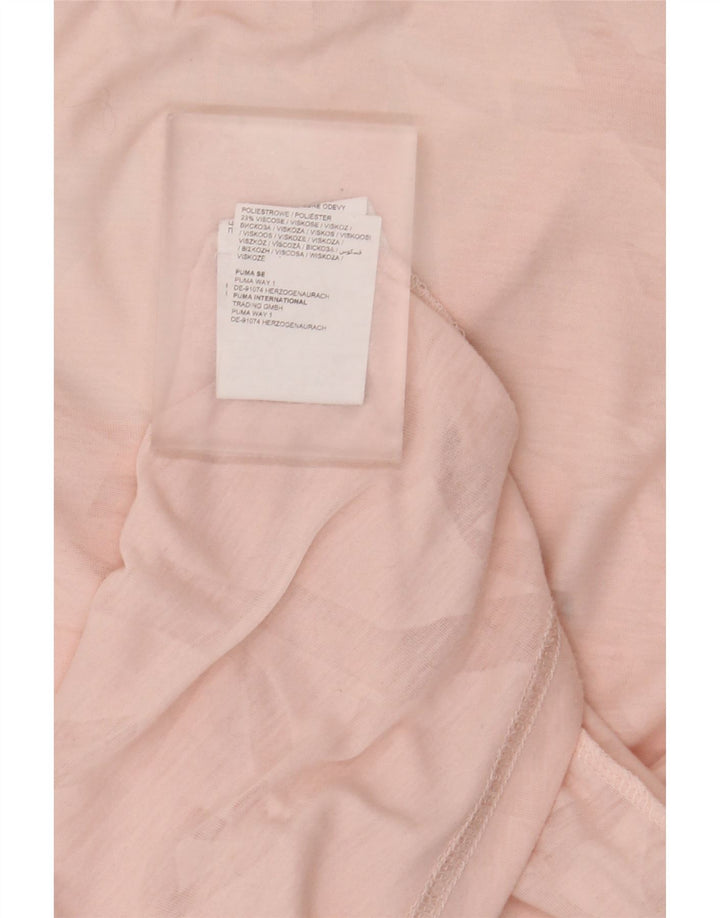 Puma Camiseta para mujer Top UK 40 Large Rosa Poliéster
