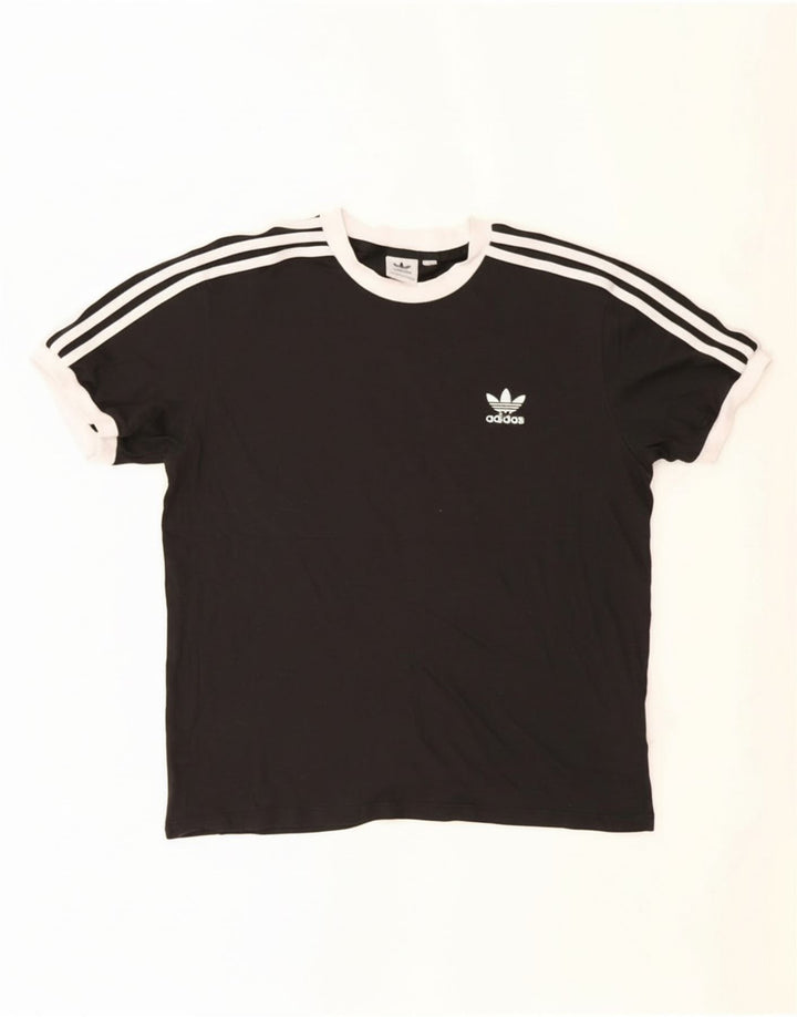 Camiseta Adidas Hombre Top Medium Negro Algodón