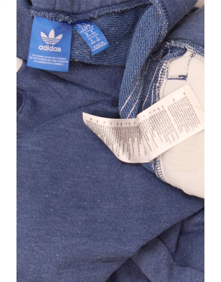 Adidas Mujer Capri Chándal Pantalones UK 40 Grande Poliéster Azul