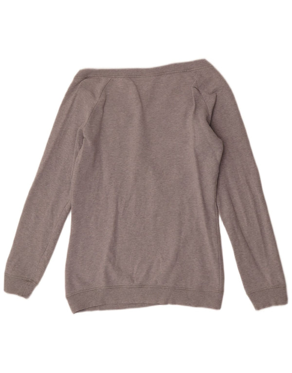 Benetton Mujer Peanuts Graphic Sudadera Jumper UK 44 Gris Medio