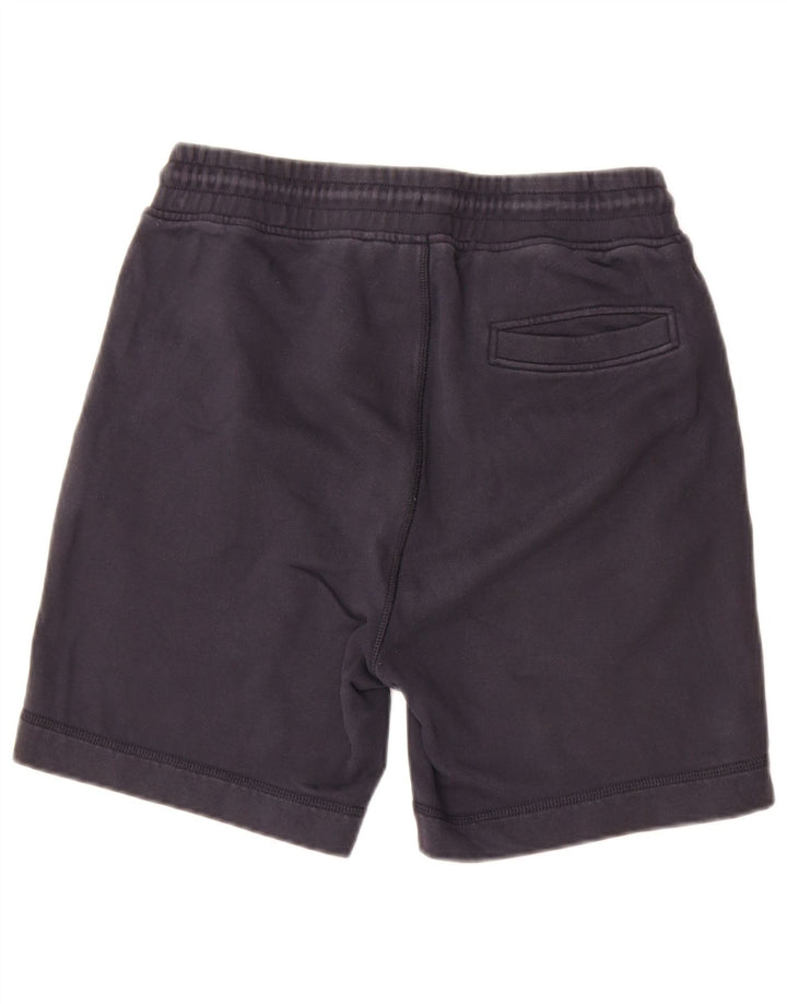 Pantalones Cortos Deportivos Hugo Boss Hombre Algodón Azul Marino Medio