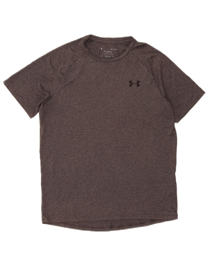 Camiseta Under Armour Hombre Top Small Gris Moteado Poliéster