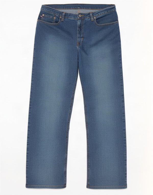 Ralph Lauren - Vaqueros rectos para mujer US 10 grande W31 L28 algodón azul