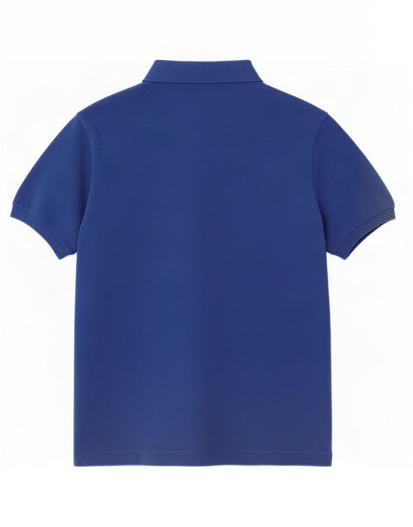 Polo Lacoste para hombre talla 7 2XL algodón azul