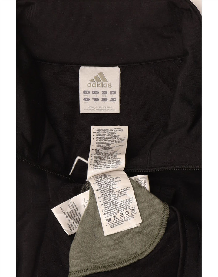 ADIDAS Chaqueta superior de chándal con gráfico para hombre UK 40/42 Medium Black Colourblock