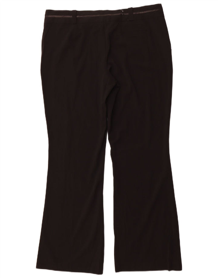 MOSSIMO Pantalones de traje con corte de bota de cintura alta para mujer US 16 2XL W38 L32 Negro