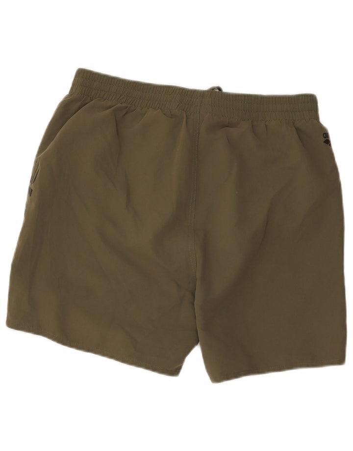 Arena Shorts deportivos gráficos para hombre Poliéster caqui mediano