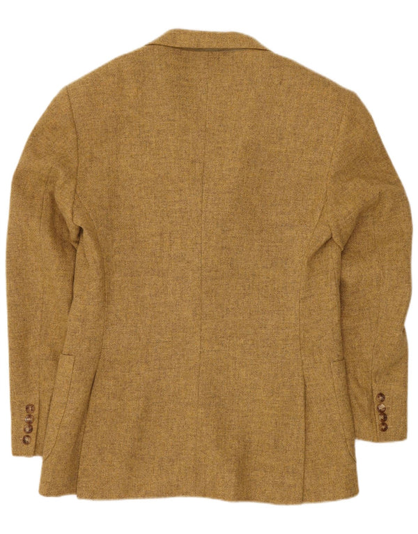 BROOKSFIELD Chaqueta tipo blazer de 3 botones para hombre IT 52 XL Lana amarilla