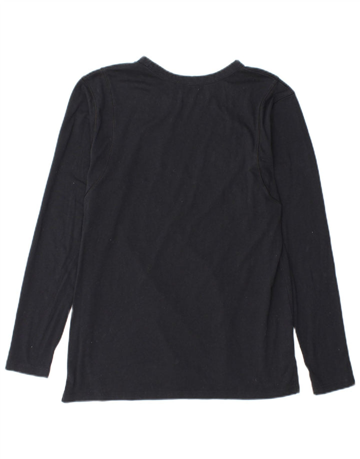 Under Armour Camiseta gráfica para mujer de manga larga UK 10 Small Azul marino