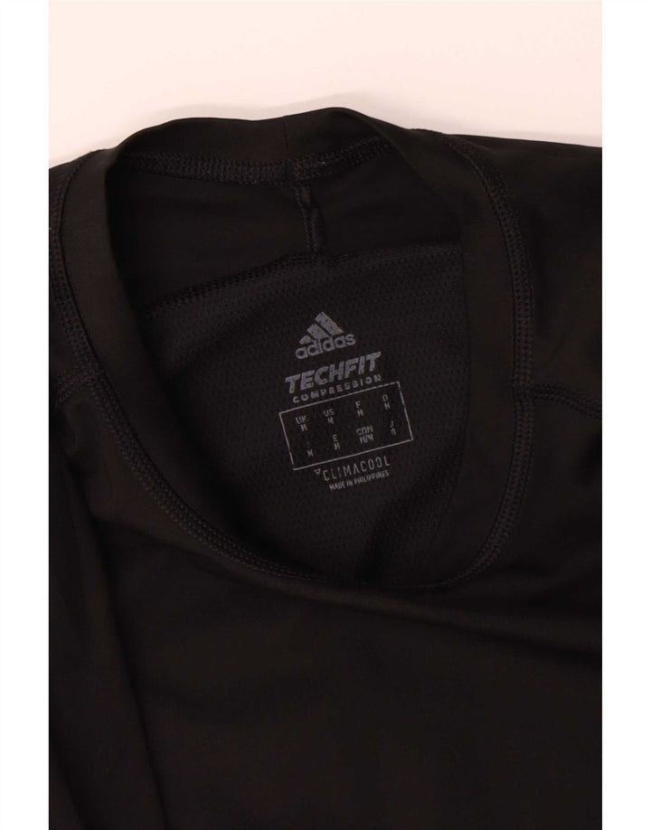 Adidas Mujer Climacool Graphic Top Manga Larga UK 12 Medium Negro