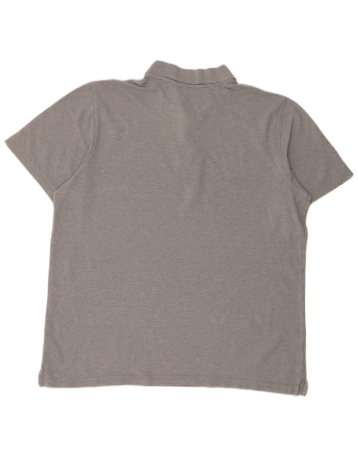 Polo Reebok Hombre XL Algodón Moteado Gris