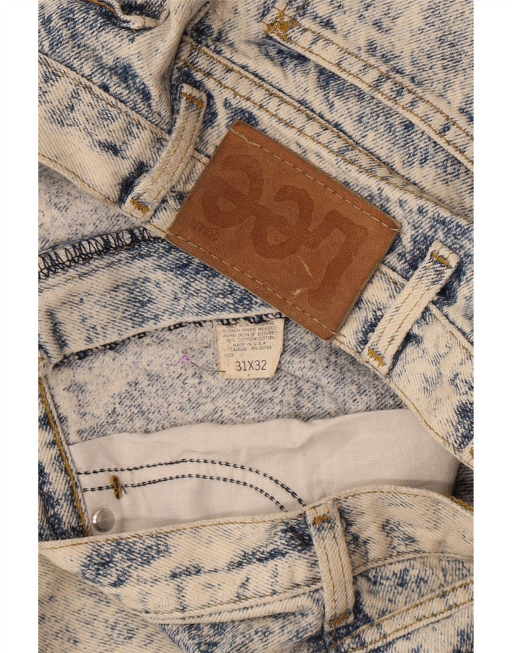 Vaqueros rectos Lee para hombre W31 L32 Algodón azul