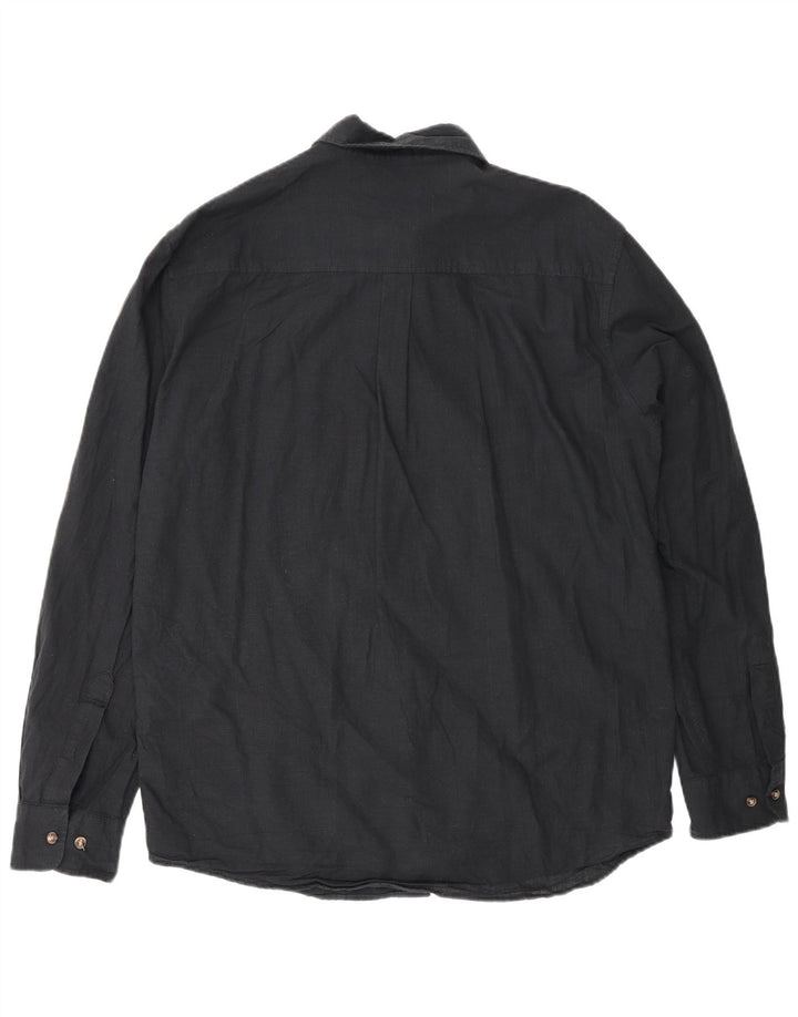 Camisa Jack & Jones Hombre Mediana Negro Algodón