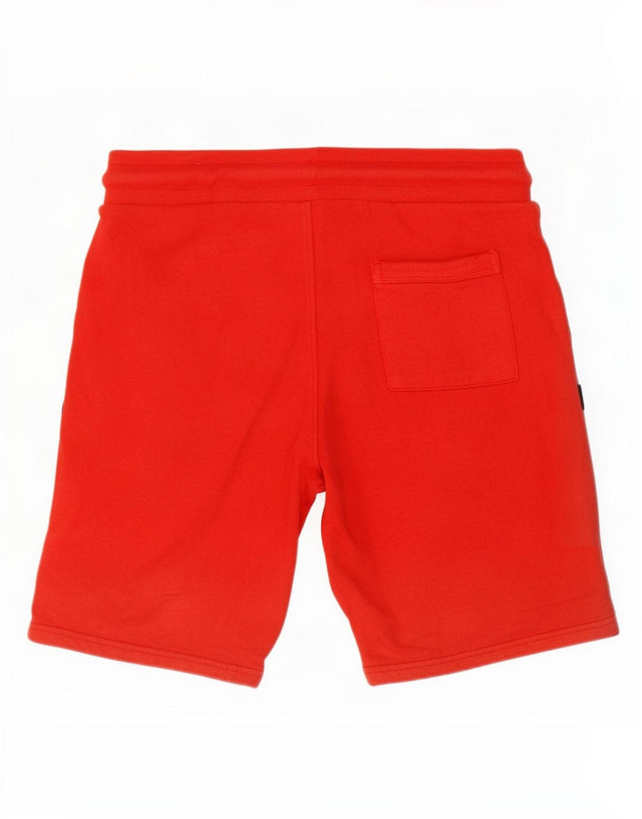 Superdry Pantalones cortos deportivos para hombre de algodón rojo grande