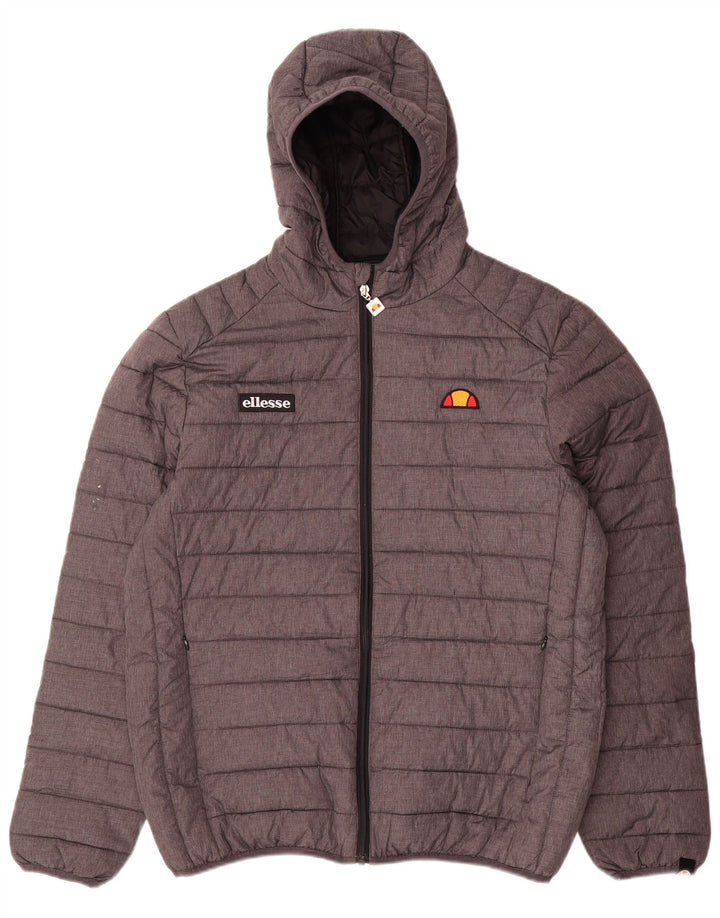 Chaqueta acolchada con capucha para hombre Ellesse UK 42 XL Poliamida gris