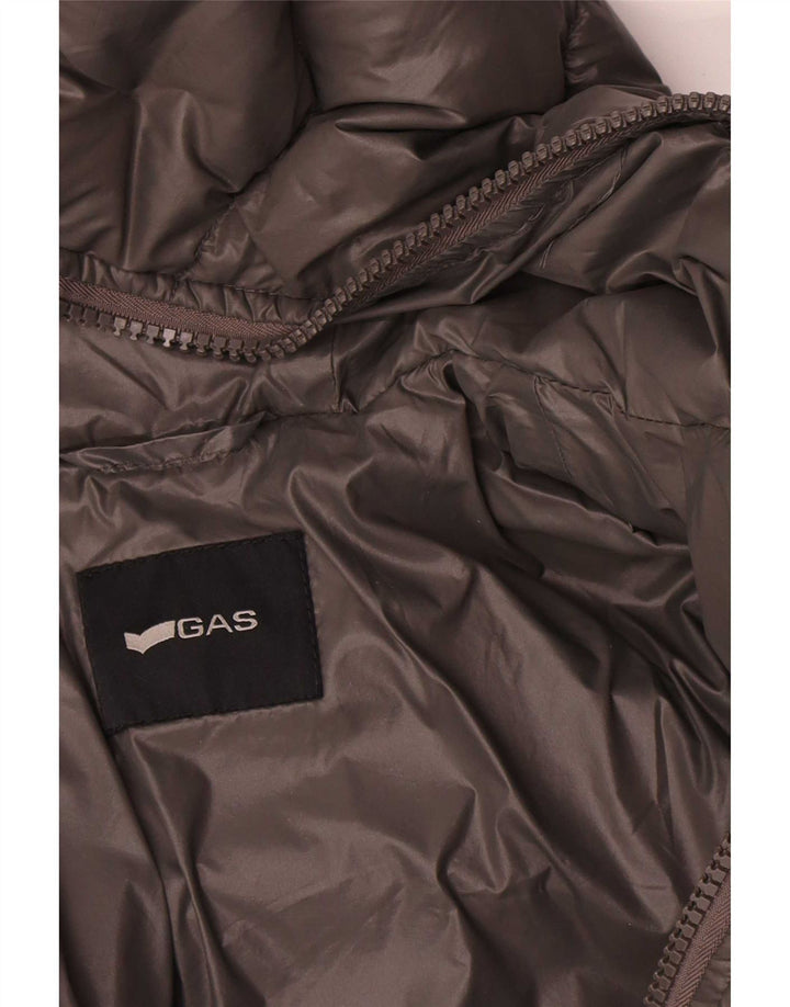 Chaqueta acolchada con capucha para mujer Gas UK 42 Gris medio