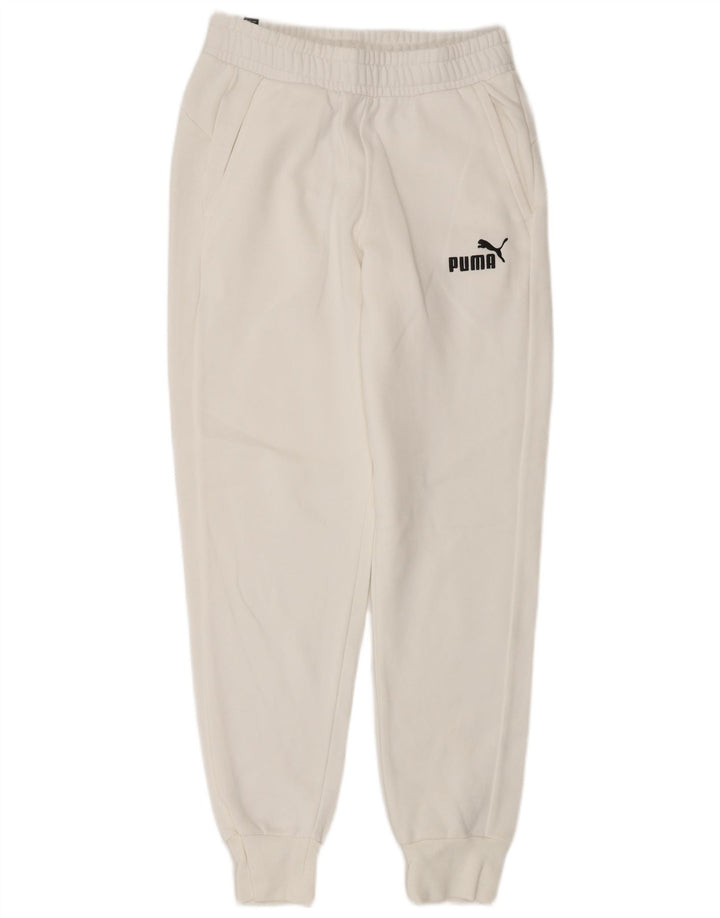Puma Pantalones De Chándal Para Hombre Joggers Small Blanco