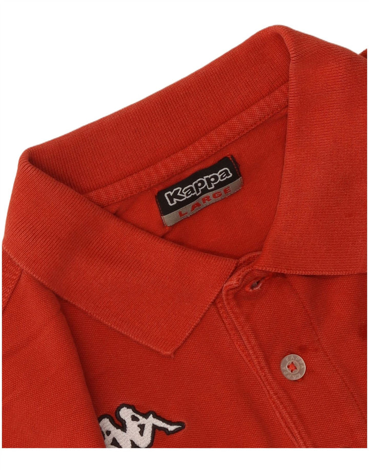 Kappa Polo Hombre Grande Rojo