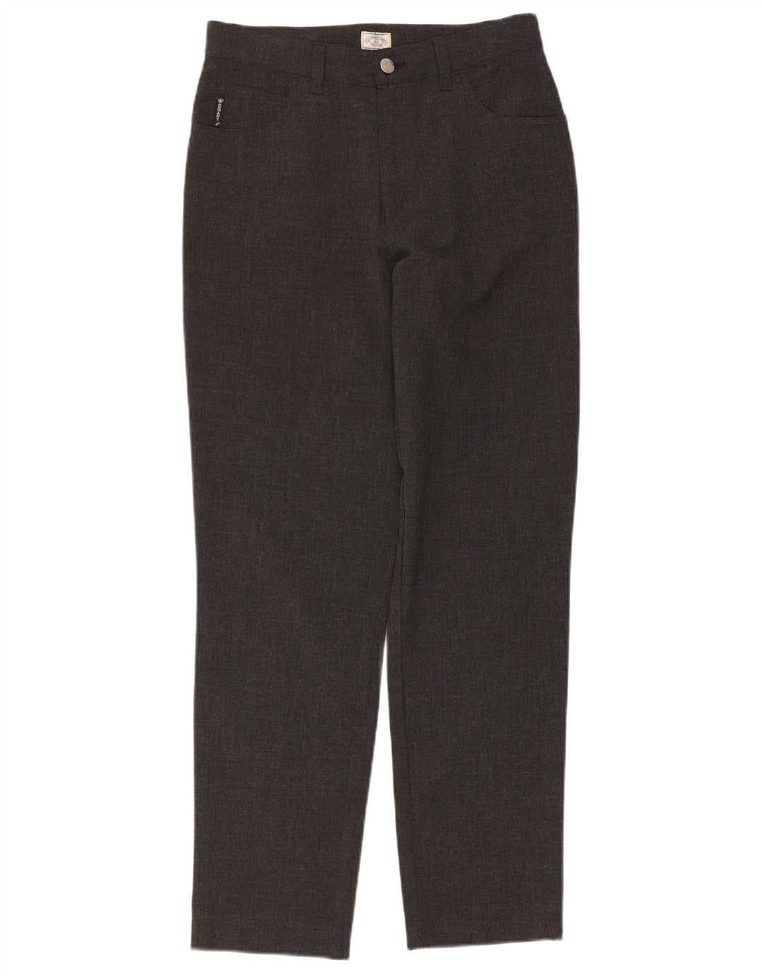 ARMANI Pantalón Casual Cónico Mujer W28 L28 Poliéster Gris