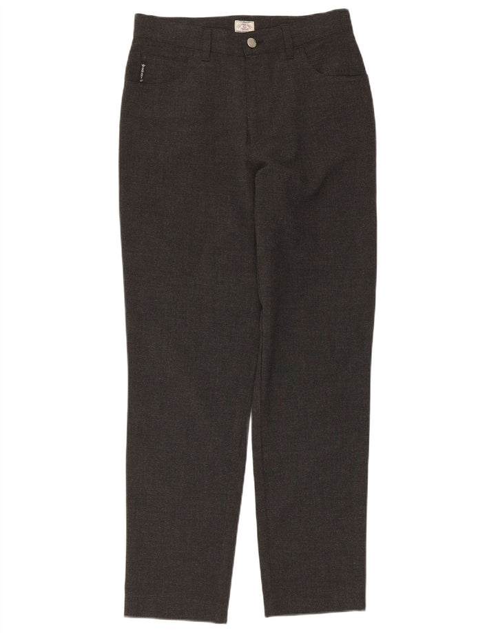 ARMANI Pantalón Casual Cónico Mujer W28 L28 Poliéster Gris