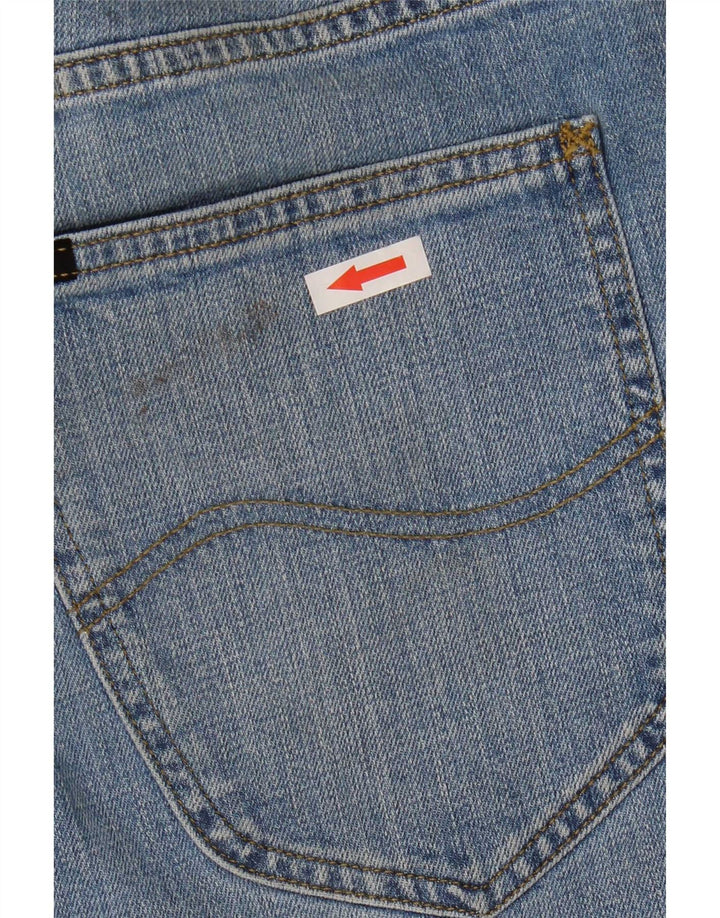 Vaqueros Lee Daren Zip Fly Slim para Hombre W32 L32 Algodón Azul