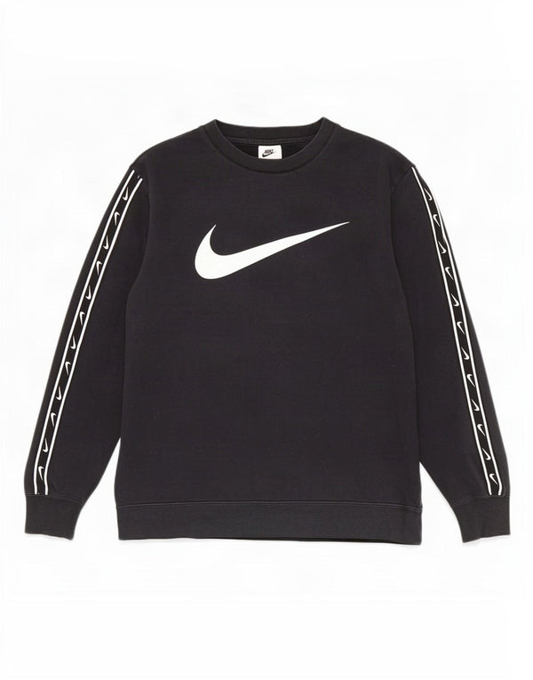Nike Sudadera con gráfico gráfico tipo jersey de algodón negro mediano para hombre