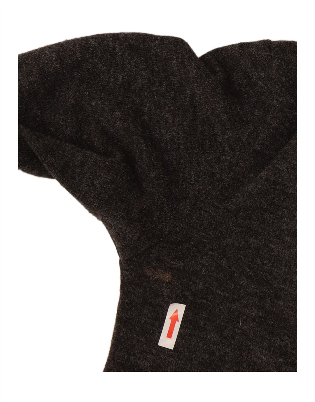 Zara Mujer Crop Graphic Top Manga Larga UK 10 Small Gris