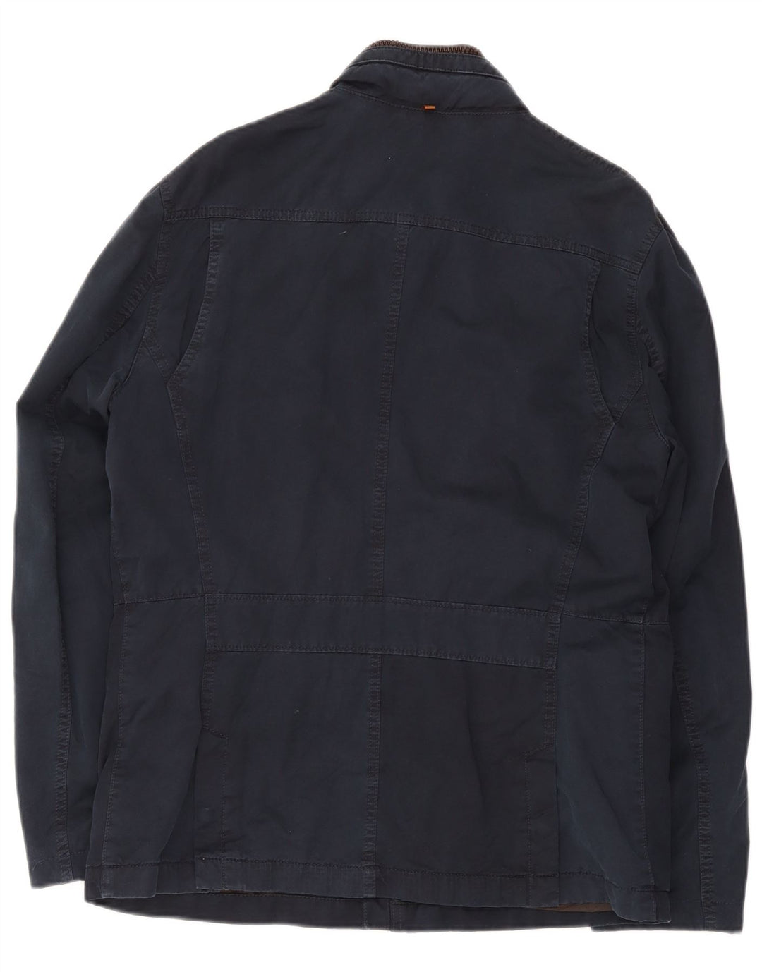 Hugo Boss Chaqueta utilitaria con capucha para hombre UK 38 Medium Azul marino
