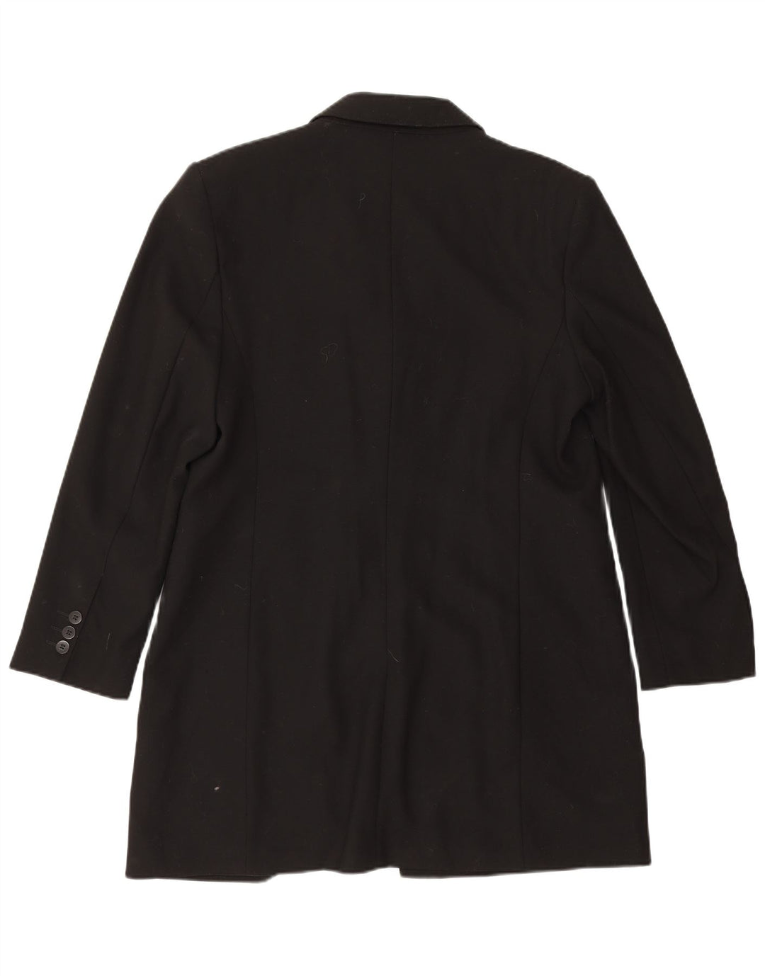 Marks & Spencer Abrigo para mujer UK 46 Grande Lana nueva negra