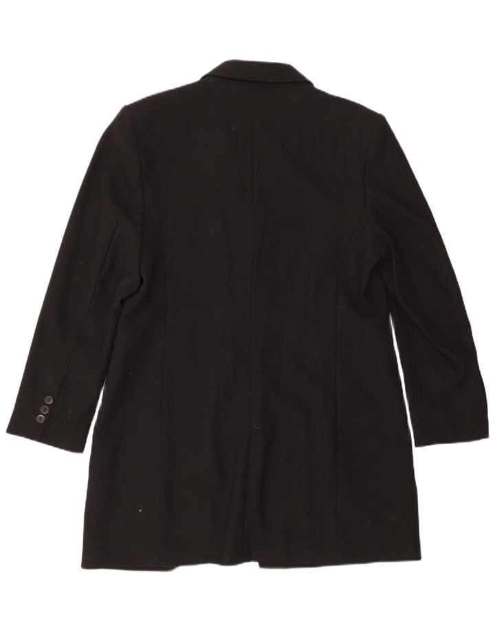 Marks & Spencer Abrigo para mujer UK 46 Grande Lana nueva negra