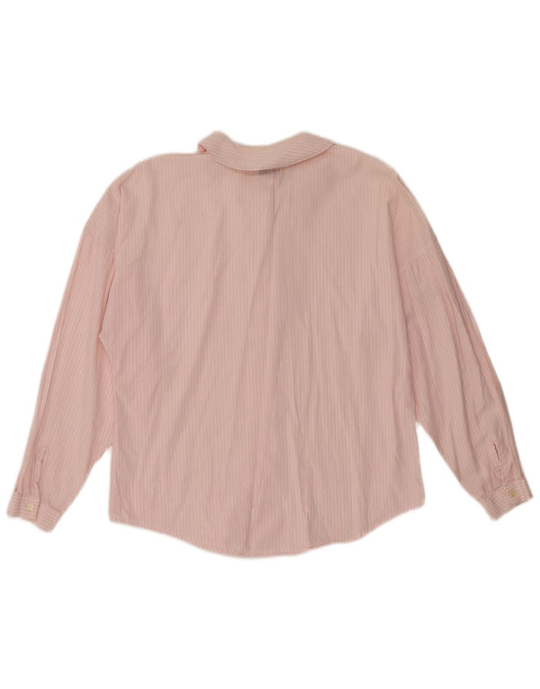 Benetton Blusa Camisera Mujer ES 44 Grande Rosa Floral