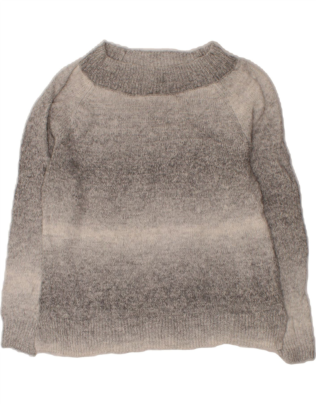 CHAPS Womens Oversized Turtle Neck Jumper Sweater UK 10 Small Grey Cotton Vintage Chaps and Second-Hand Chaps from Messina Hembry 