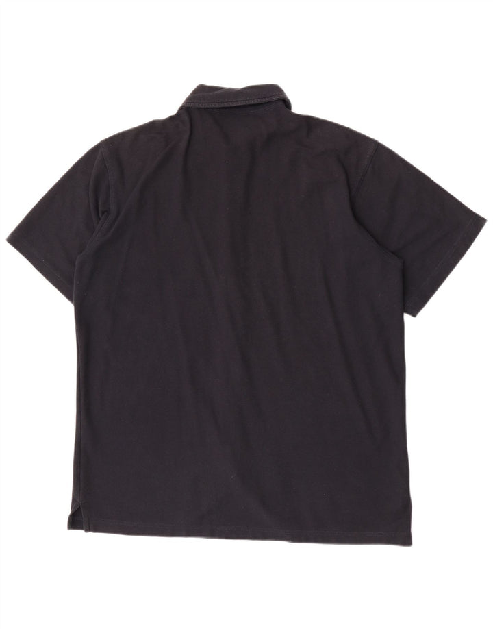 Carrera - Camisa de manga corta para hombre, talla grande, color negro