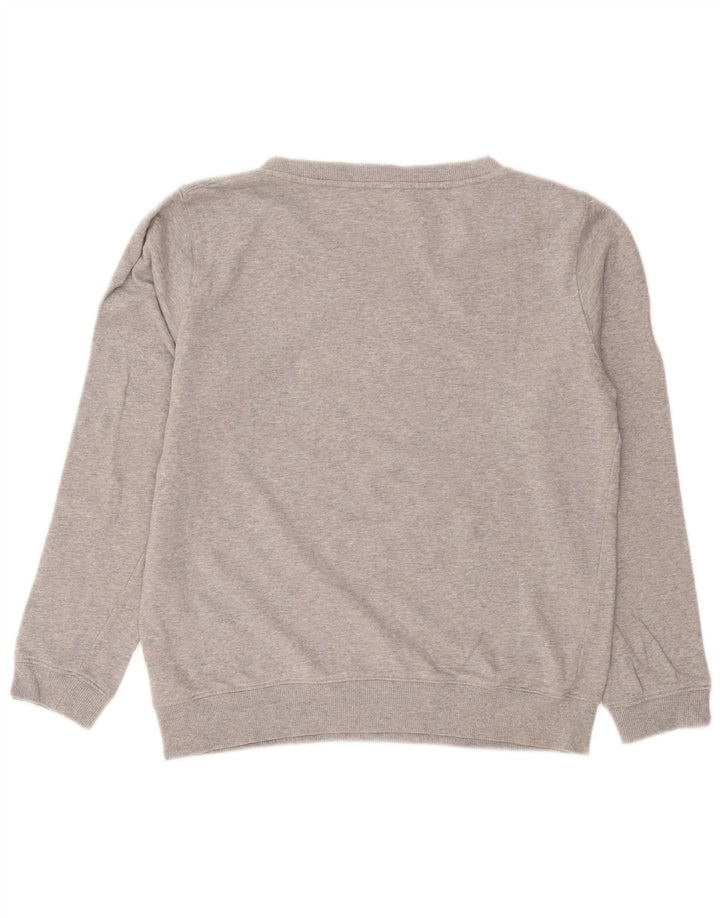 Diesel Hombre Sudadera Gráfica Jersey Pequeño Algodón Gris